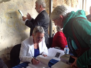 Dianne Snowden signing books today